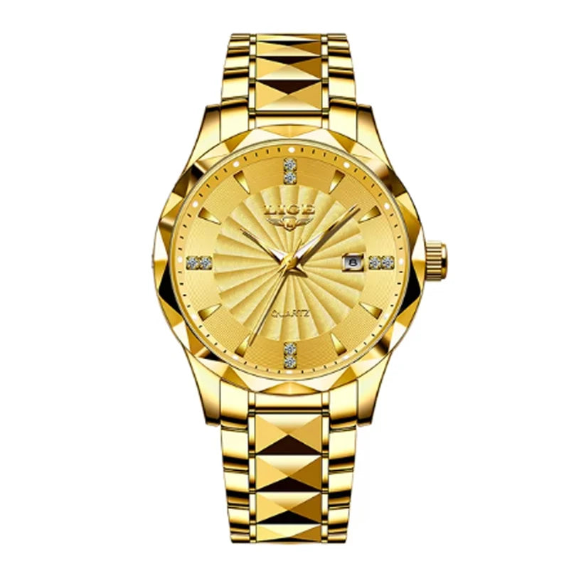 Elegant Women's Luxury Quartz Watch - Waterproof & Luminous