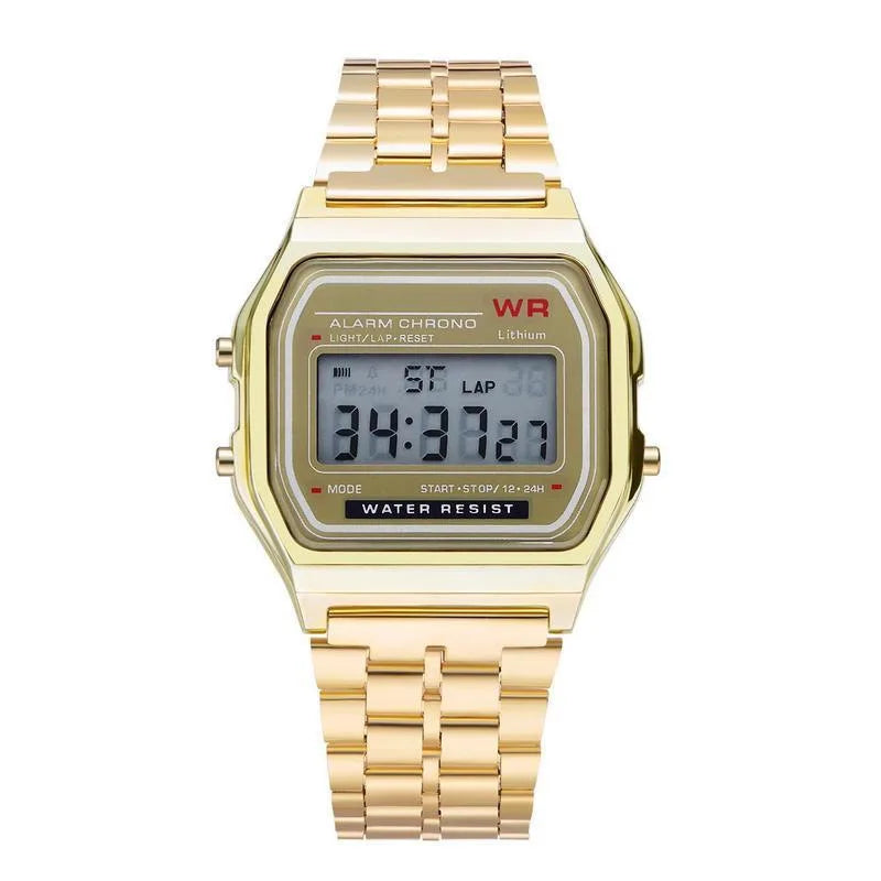 Elegant Digital Sports Watch - Multi-Functional LED Timepiece
