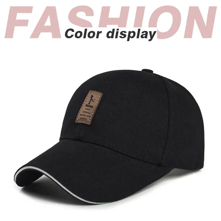 Premium Structured Baseball Cap - Solid Snapback Sunhat