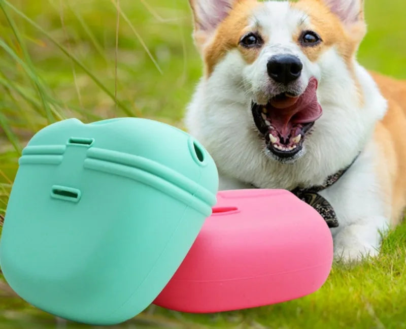 Premium Silicone Dog Treat Pouch - Portable Training Bag