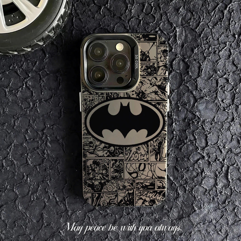 Premium Anime Batman Phone Case - Matte Anti-Fall Cover
