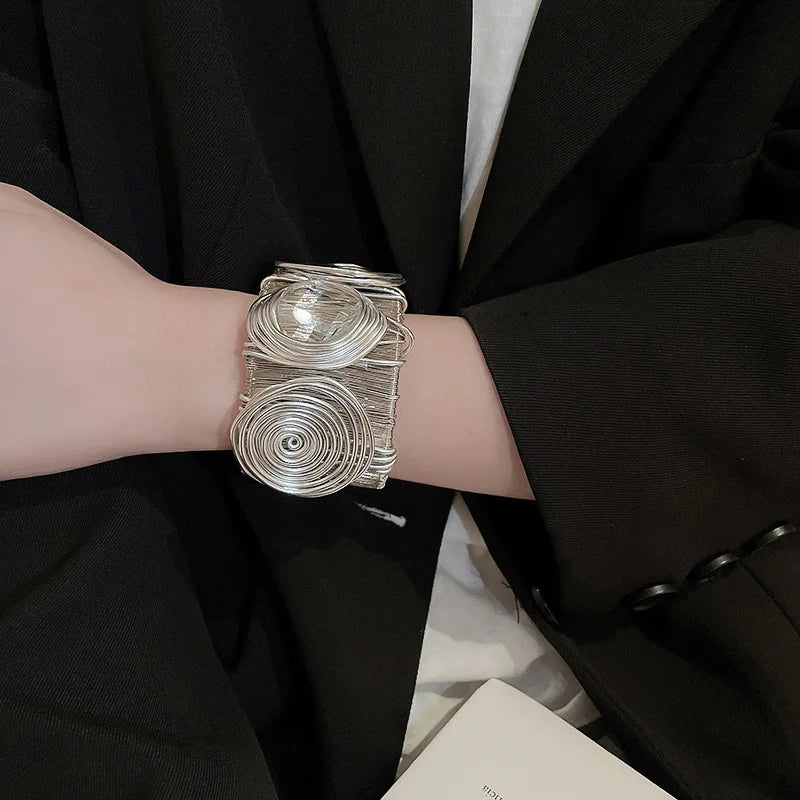 Elegant Luxury Wide Edge Bracelet - Personalized Temperament