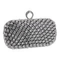 Elegant Rhinestone Evening Bag - Luxury Chain Shoulder Purse