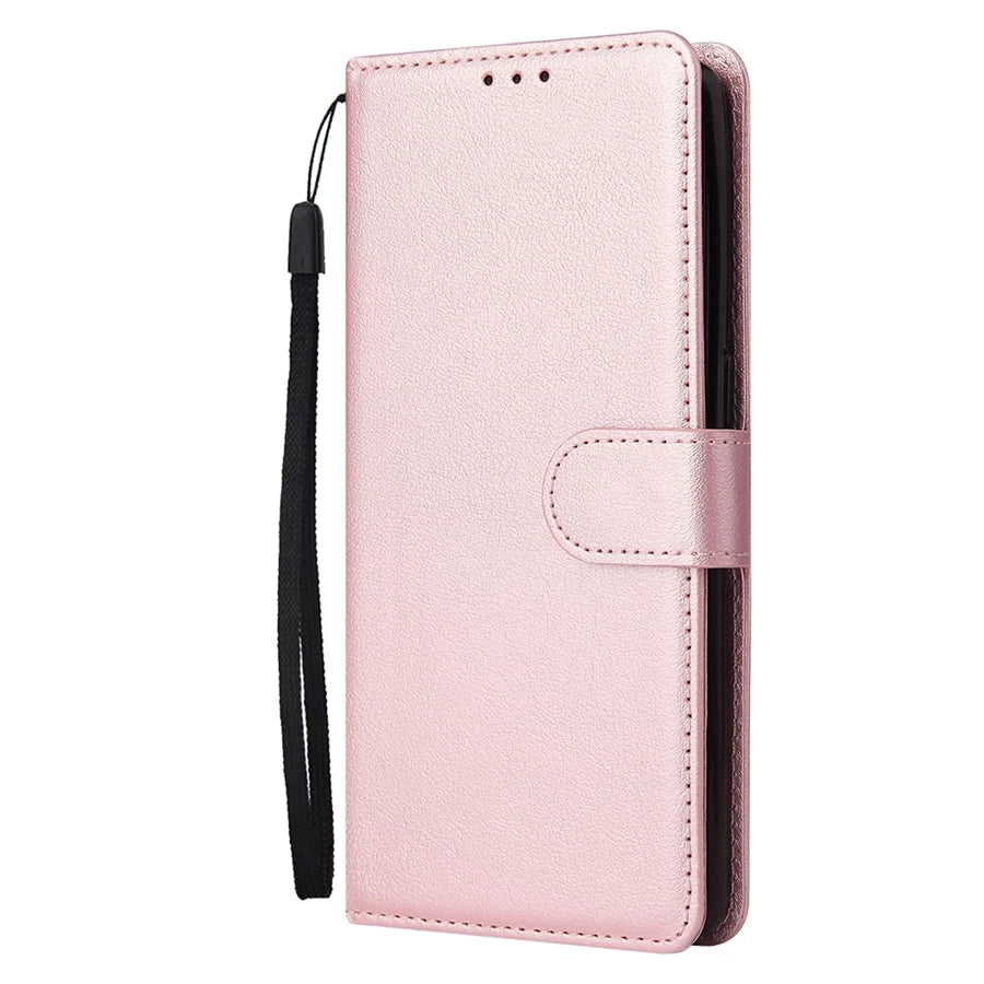 Premium Magnetic Leather Case with Card Stand for Samsung