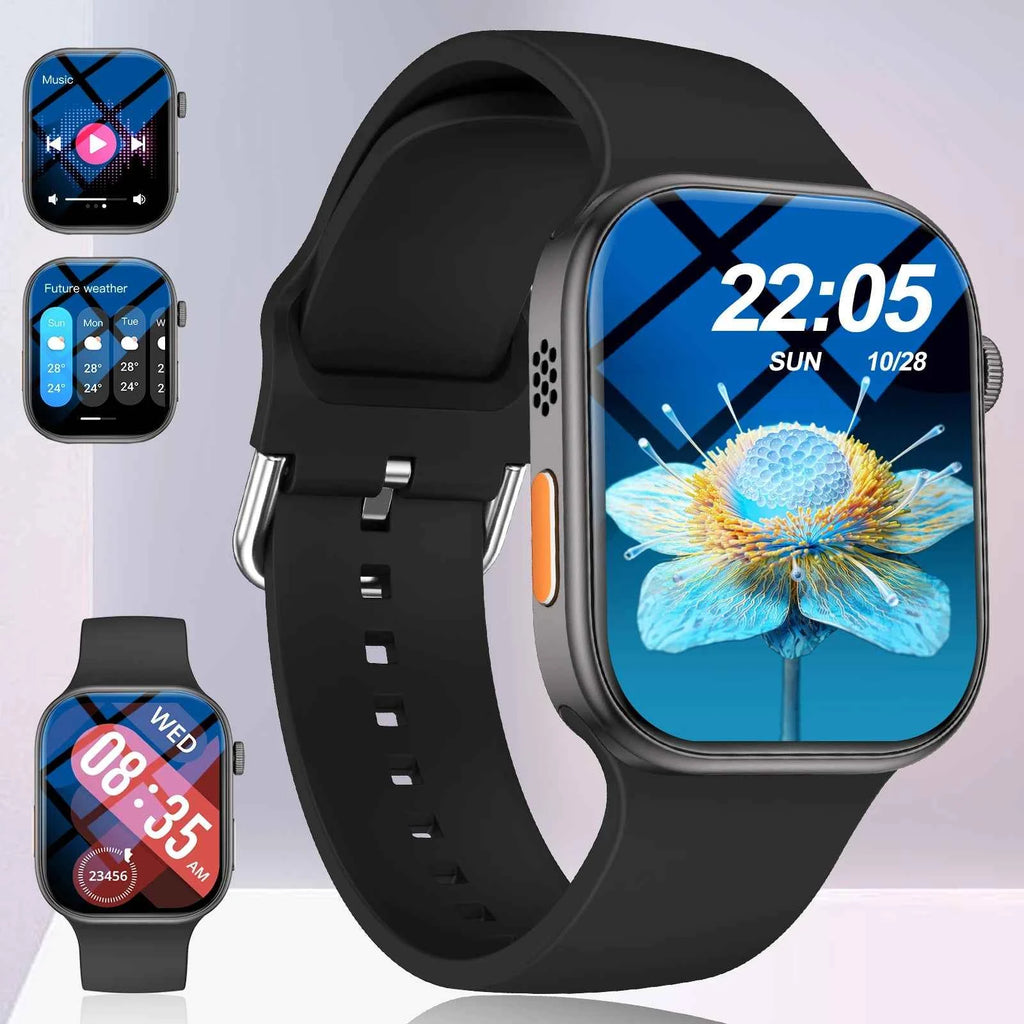 Smart Watch with 2.02-Inch HD Display - Premium Fitness Tracker