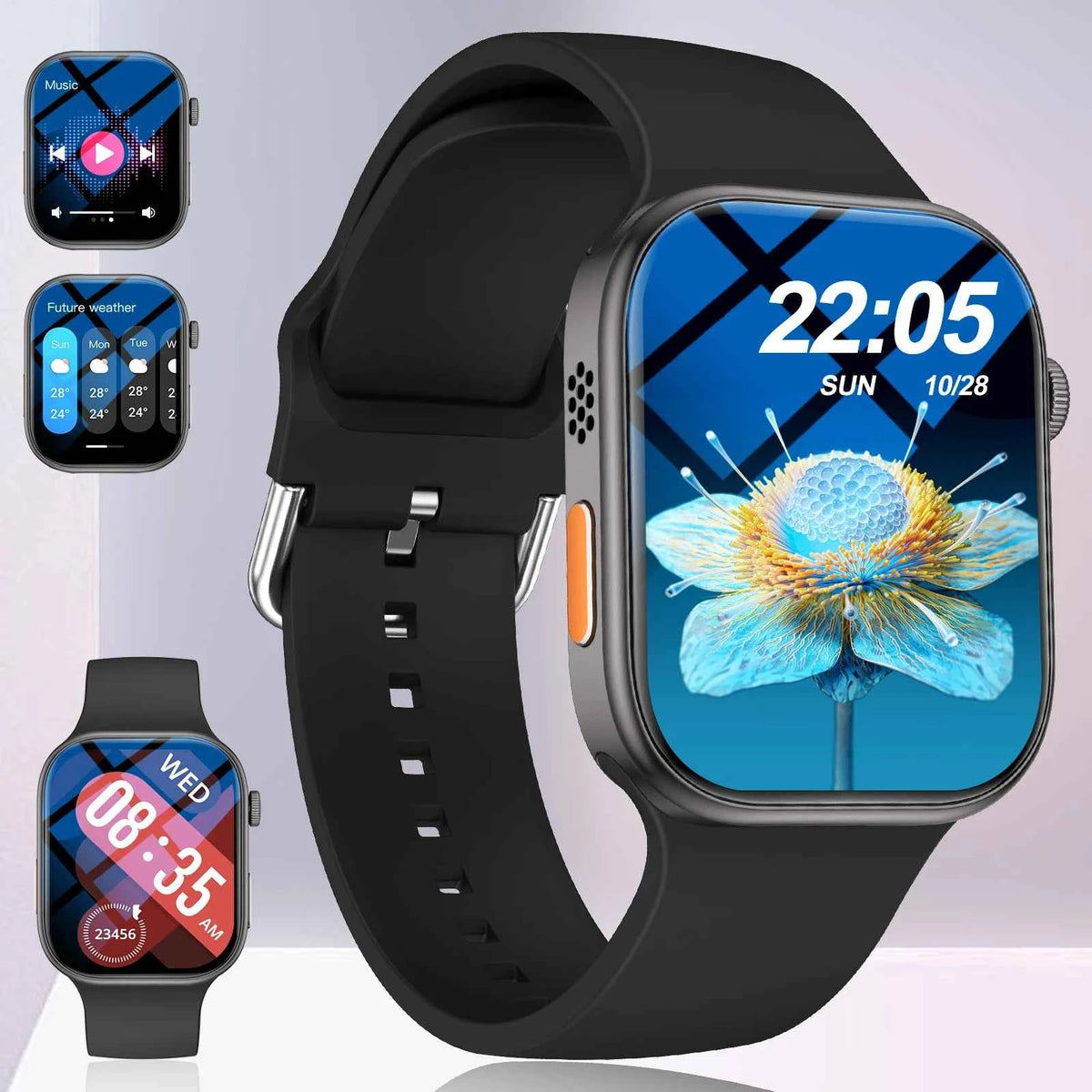 Smart Watch with 2.02-Inch HD Display - Premium Fitness Tracker