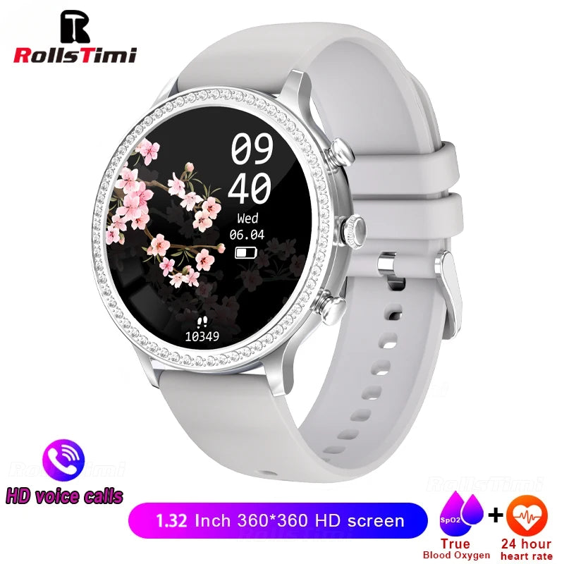 Luxury Smart Watch for Women - Bluetooth Call & Fitness Tracker