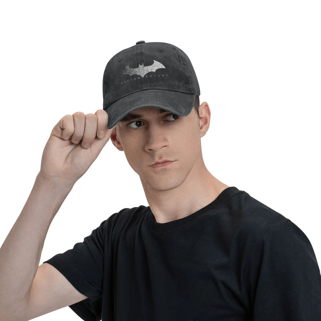 Classic Distressed Denim Baseball Cap - Unisex Unstructured Soft Hat