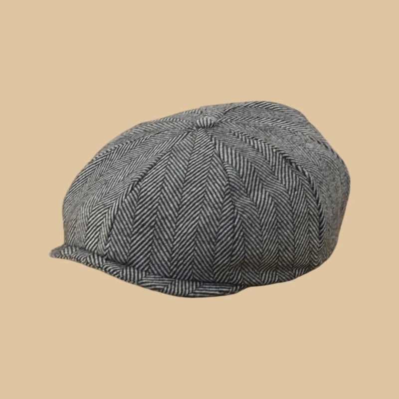 Male Plus Size Ivy Hat Big Head Man Spring Summer and Autumn Newsboy Cap Wool Beret Caps Winter Felt Flat Caps 55-58cm 59-60cm - Tulique