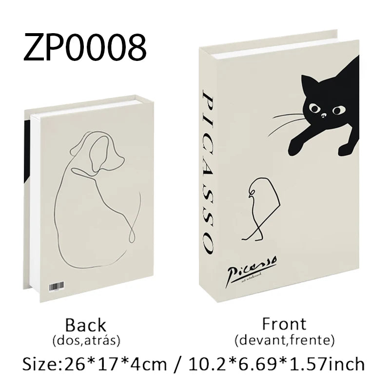 Elegant Luxury Decorative Books - Van Gogh Monet Picasso Series