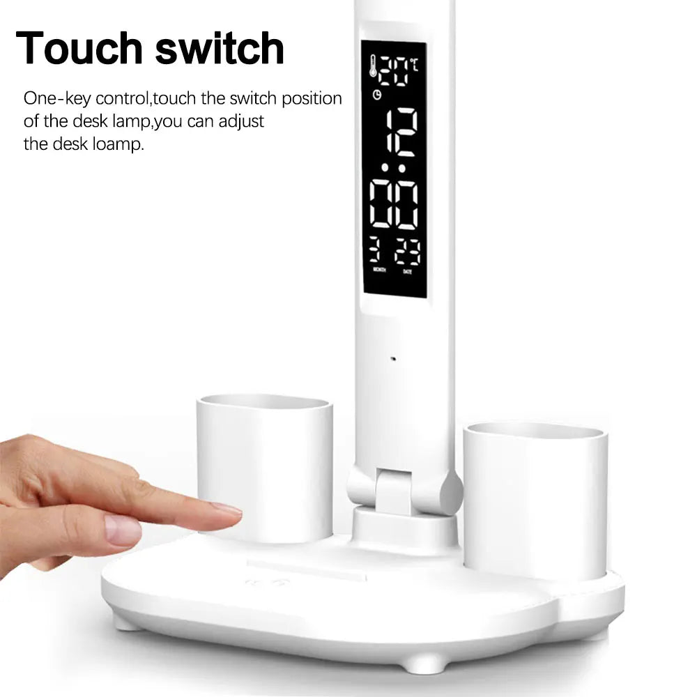 Premium LED Desk Lamp - Multifunction with Pen Holder