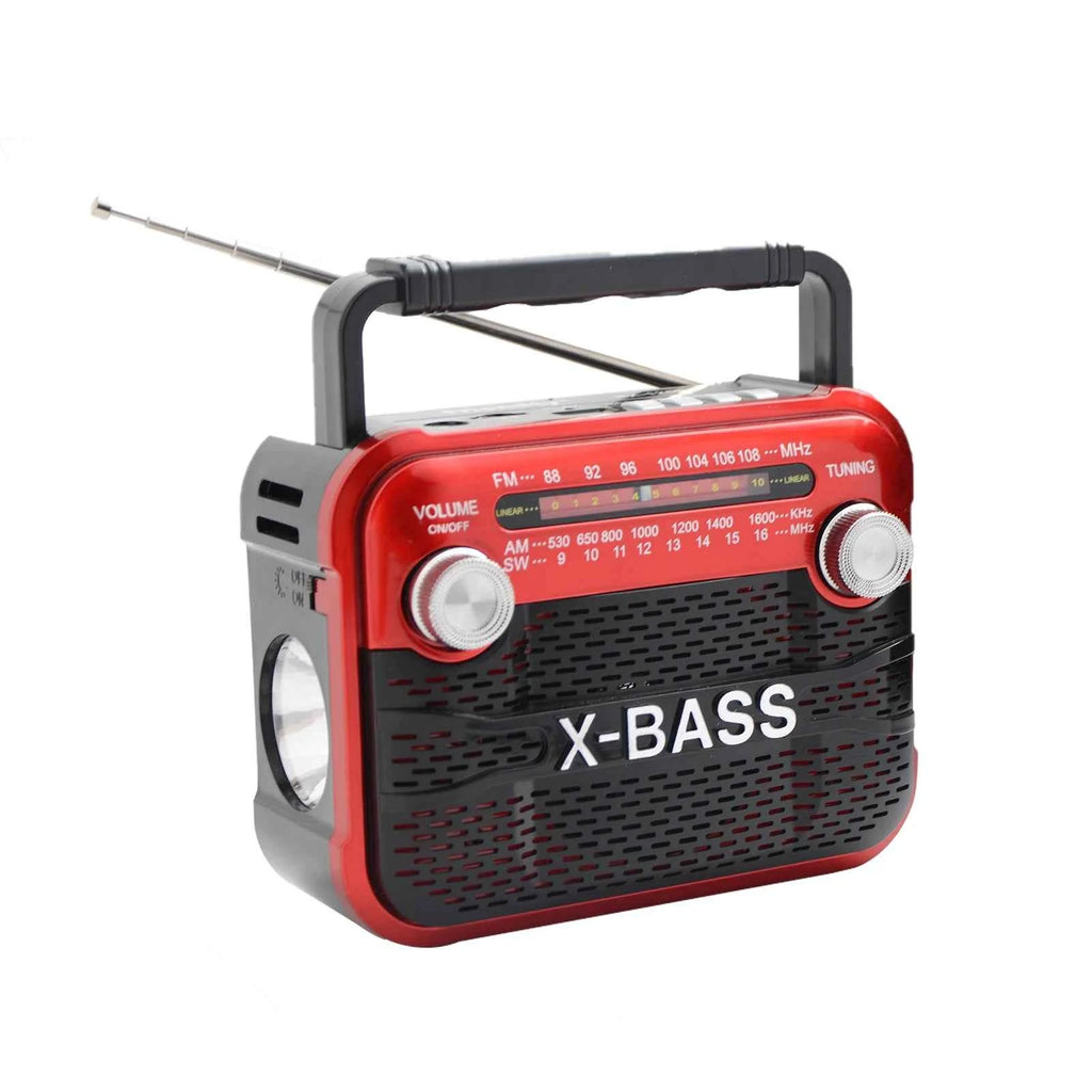 Portable Bluetooth Radio - Rechargeable FM/AM/SW Wireless Audio