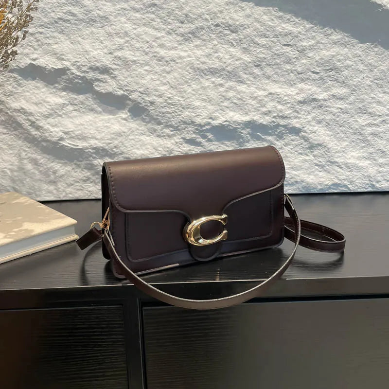 Elegant Minimalist Leather Crossbody Bag for Women