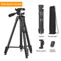 Professional 60" Camera Tripod with Remote & Travel Bag