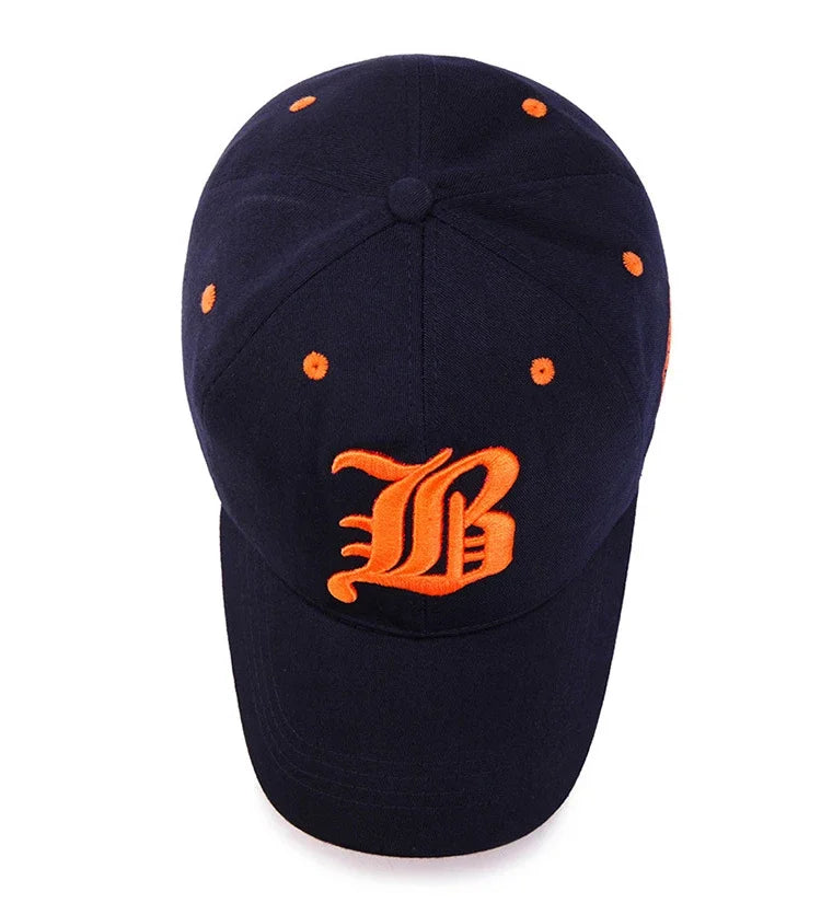 Premium Cotton Baseball Cap - Embroidered Snapback
