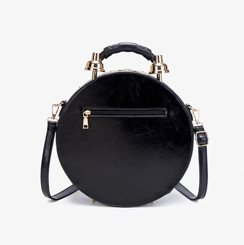 Elegant Clock Handbag - Unique Design Crossbody Bag