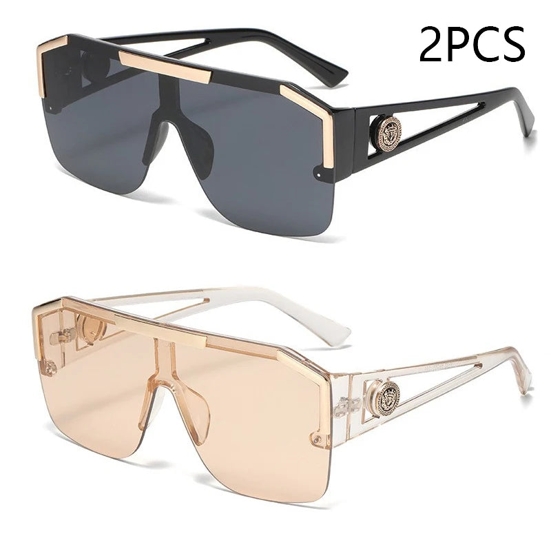 Premium Oversized Square Sunglasses - UV400 Gradient Lenses