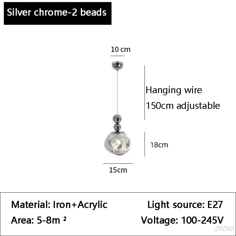 Modern Luxury Pendant Light Fixture - Elegant Suspension Design