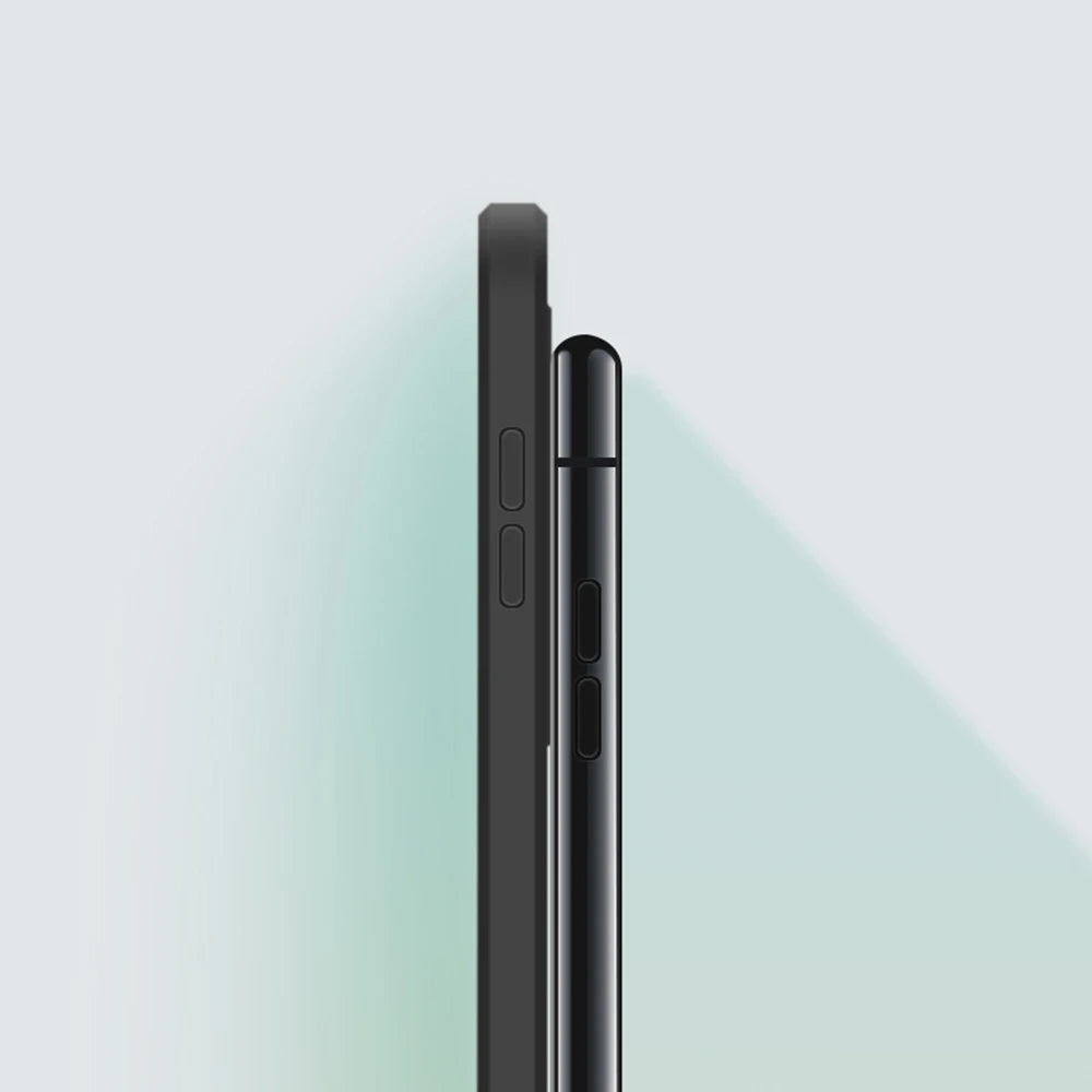 Luxury Matte Xiaomi Silicone Case with Lens Protection