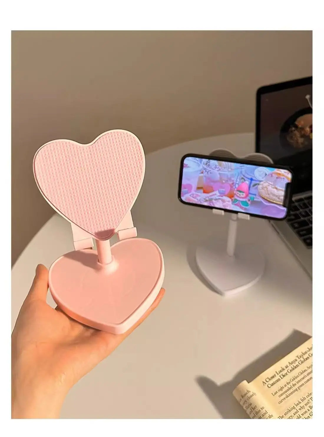 Premium Adjustable Phone Stand - Extendable Tablet Holder