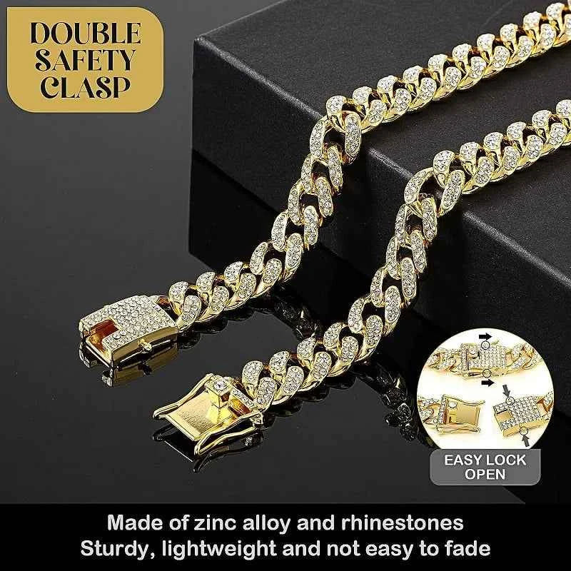 Luxury Gold Dog Chain Collar - Premium Metal Pet Jewelry