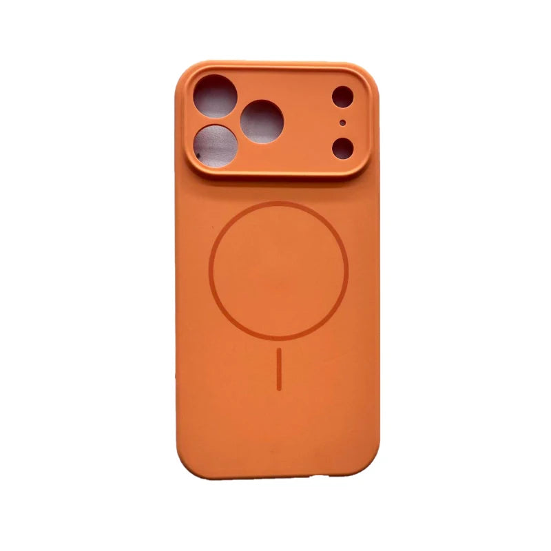 Luxury Magnetic Silicone Phone Case with Lens Protection