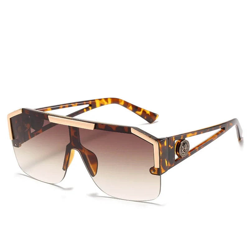 Premium Oversized Square Sunglasses - UV400 Gradient Lenses