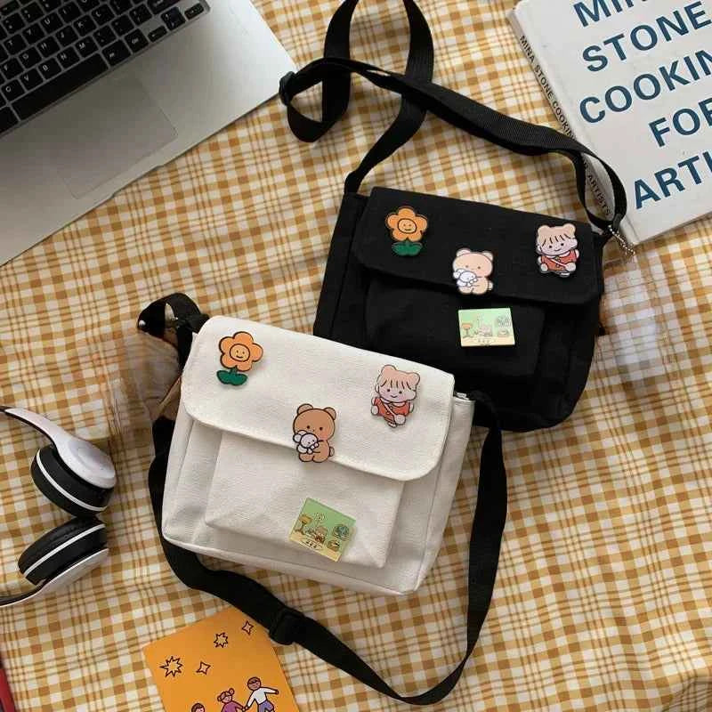 Premium Japanese Harajuku Bag - Versatile Student Crossbody
