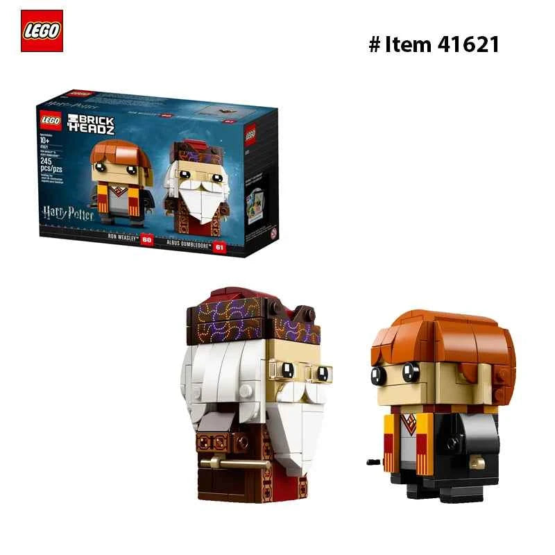 Harry Potter Ron Weasley & Albus Dumbledore BrickHeadz Building Kit