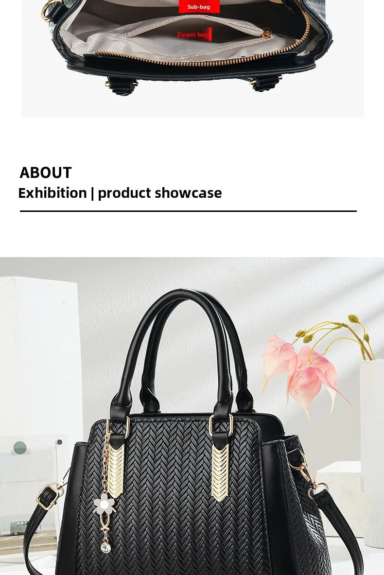 Elegant Commuter Bag - Large Capacity Single Shoulder Style