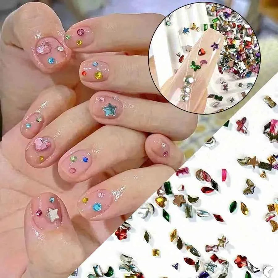 Luxury Nail Art Rhinestones - Crystal Resin Flatback Diamonds