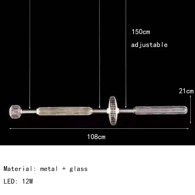 Nordic Luxury Art Glass Chandelier - Modern Pendant Light