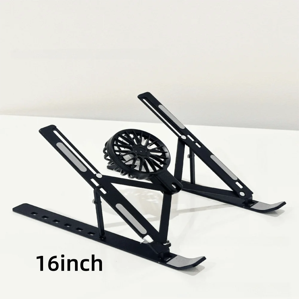 Universal Foldable Laptop Cooling Stand - Aluminum Notebook Bracket