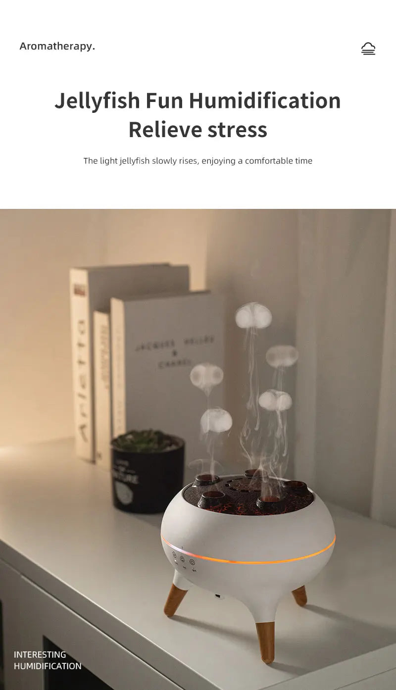 Elegant Jellyfish Humidifier - Ultrasonic Aromatherapy Diffuser