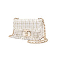Elegant Chain Shoulder Bag - Sequined Embellishments