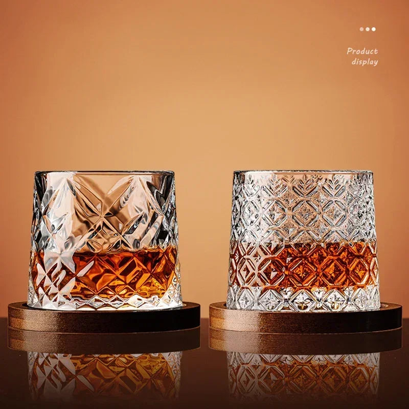 Elegant Crystal Whiskey Glass - Classic Tumbler Design