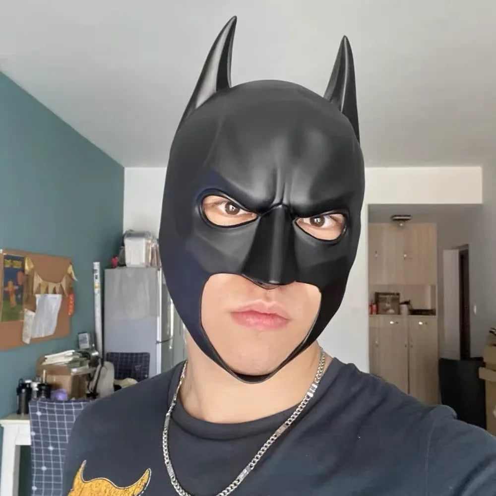 Premium Bat Superhero Mask - Dark Knight Cosplay Cowl