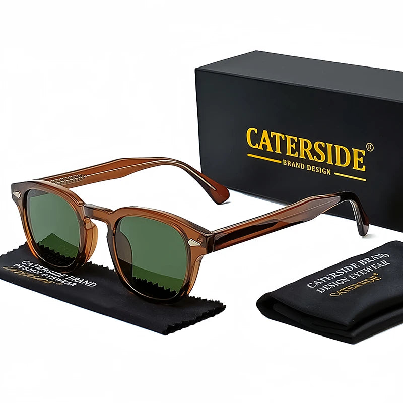 Retro Round Sunglasses - Premium UV400 Vintage Eyewear