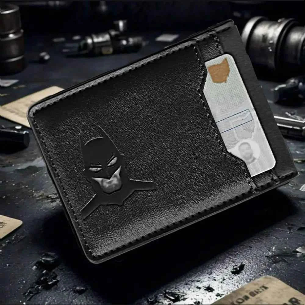 Minimalist Slim Leather Card Holder - Ultra-Light Pocket Wallet