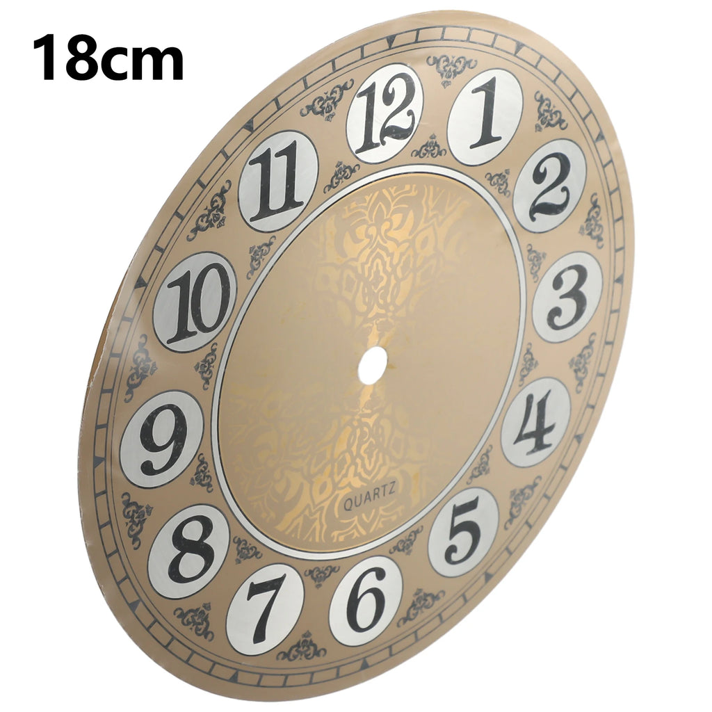 Premium Aluminium Clock Dial - 180mm Arabic Numerals