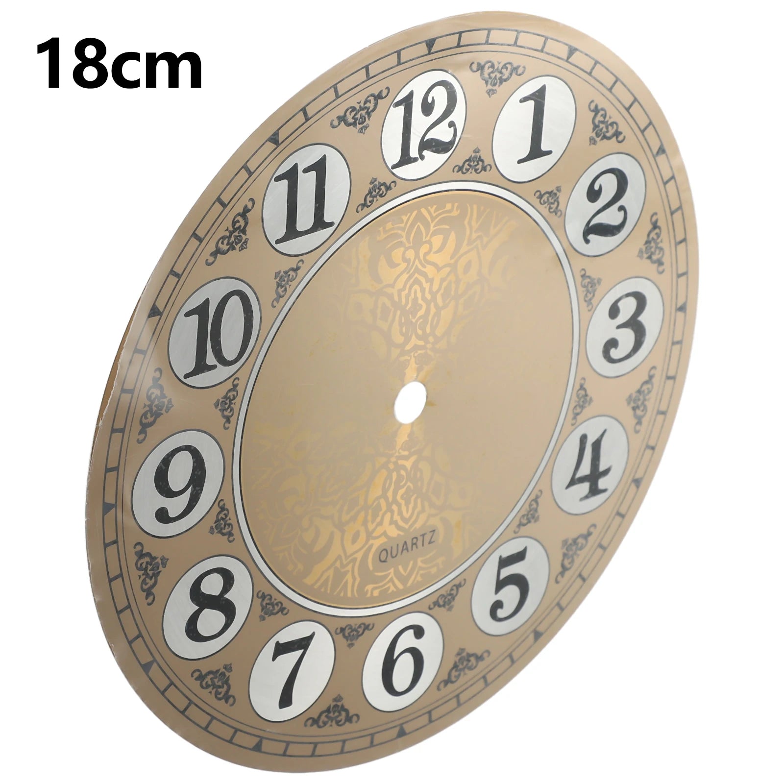 Premium Aluminium Clock Dial - 180mm Arabic Numerals