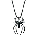 Vintage Spider Pendant Necklace - Gothic Punk Chain