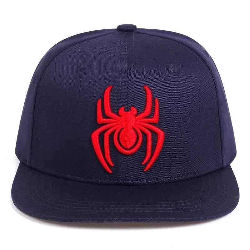 Unisex Spider Embroidery Hip-hop Hats Spring Autumn Outdoor Adjustable Casual Baseball Caps Sunscreen Hat