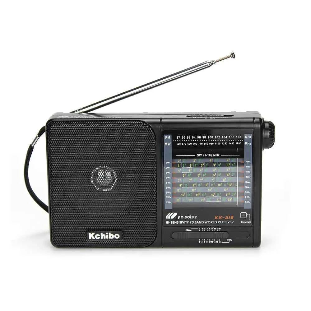 Compact Portable Digital Radio - FM/MW/SW with LCD Display