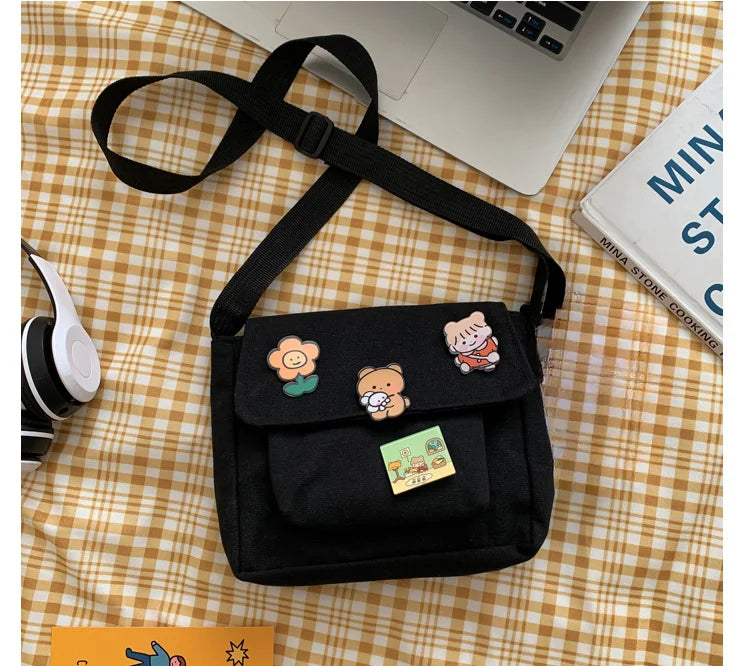 Premium Japanese Harajuku Bag - Versatile Student Crossbody