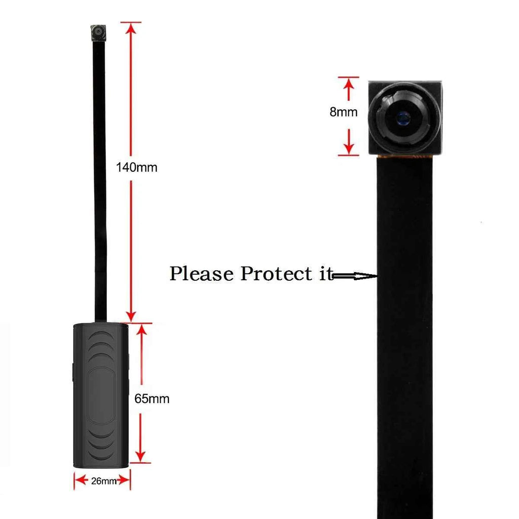 Compact Mini WiFi Camera - HD Wireless Home Security Surveillance