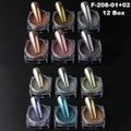 Luxury Chrome Nail Powder - Y2K Metallic Mirror Pigment Dust
