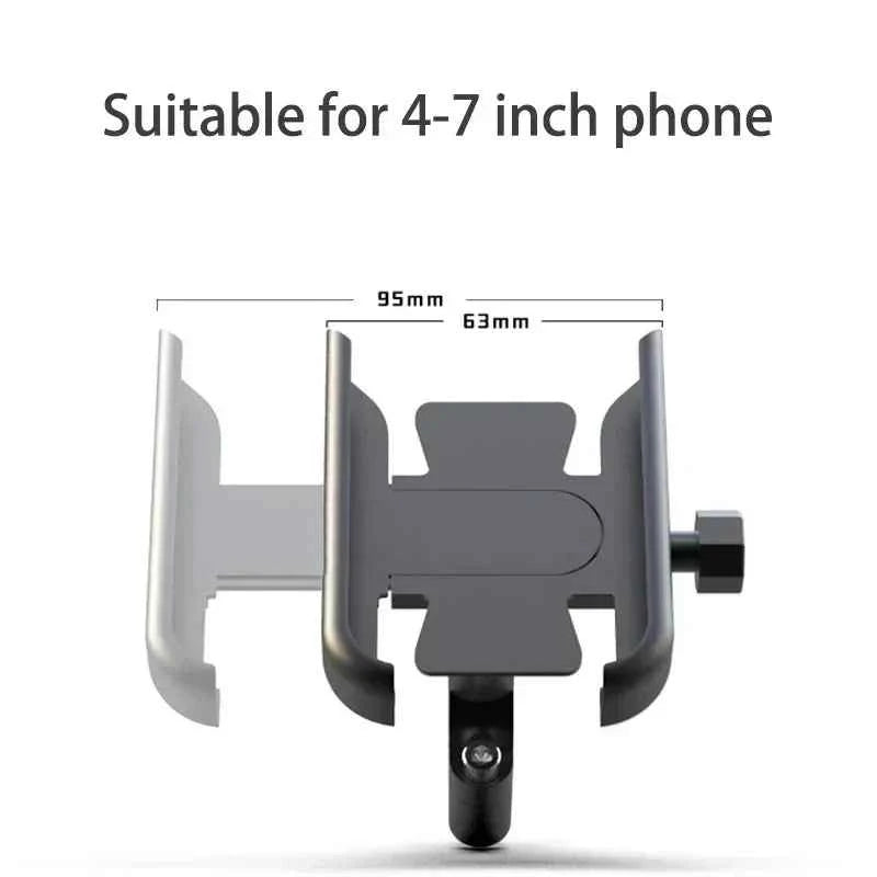 Premium Aluminum Phone Holder for Bike - Secure Universal Mount
