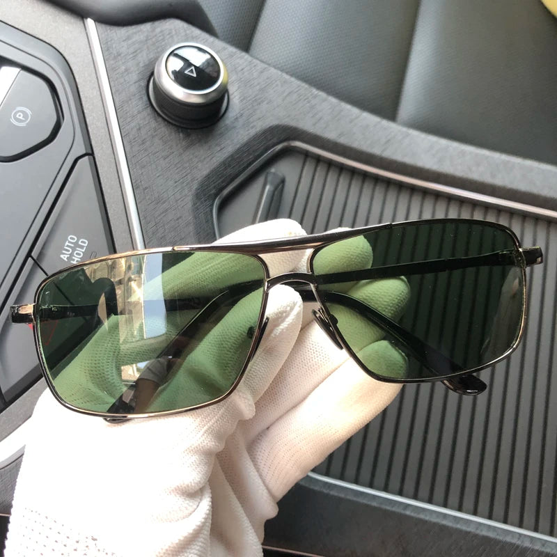 Retro Double Beam Sunglasses - Metal Frame UV400