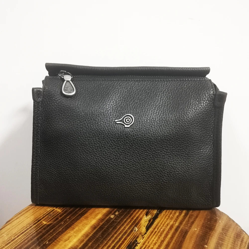 Premium Leather Crossbody Bag - Soft Shoulder Handbag